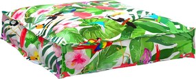 vidaXL Μαξιλάρι Floral Πολύχρωμο 70 x 70 x 12 cm Ύφασμα Όξφορντ