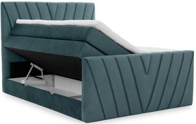 Επενδυμένο κρεβάτι Alba-Mple-Anoixto-160 x 200