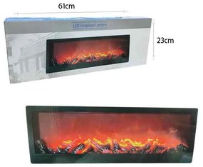 Διακοσμητικό LED Τζάκι 61cm – LED Fireplace Lantern 61cm