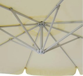 ΟΜΠΡΕΛΑ ΚΡΕΜΑΣΤΗ NOBLE Φ300x237cm. ΣΤΡΟΓΓΥΛΗ ΣΕ ΒΑΣΗ ΜΕ 4 ΠΟΔΙΑ HM6008