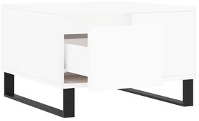 vidaXL Τραπεζάκι Σαλονιού Λευκό 55x55x36,5 εκ. από Επεξεργασμένο Ξύλο