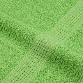 Πετσέτες Σάουνας 10 Τεμ. Πράσινο Μήλο 80x200εκ. 360 γρ/μ² Βαμβ. - Πράσινο