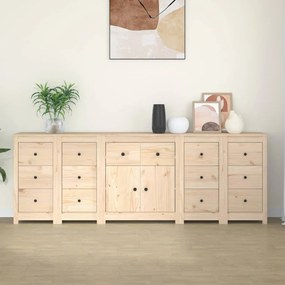 vidaXL Συρταριέρα 230x35x80 εκ. από Μασίφ Ξύλο Πεύκου