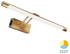 Φωτιστικό Επίτοιχο Braytron BN12-00886 Χρυσό Ματ (Gold Mat- Satin) CCT3