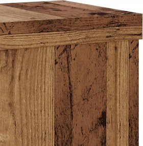 vidaXL Βάσεις Φυτών 2 τεμ. Όψη Παλαιού Ξύλου 15x15x20 εκ. Επεξ. Ξύλο