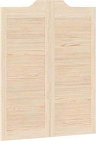 vidaXL Πόρτες Swing Φυσικό 100 x 40 cm Μασίφ Ξύλο Πεύκου