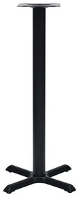 vidaXL Πόδι Τραπεζιού Bistro Μαύρο 56 x 56 x 107 εκ. από Χυτοσίδηρο