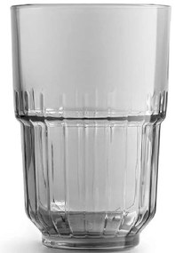 Ποτήρι Νερού Linq S2854VCP36K12 Φ7,9x12,7cm 355ml Smoke Espiel Γυαλί