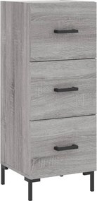 vidaXL Ντουλάπι Γκρι Sonoma 34,5x34x90 εκ. από Επεξεργασμένο Ξύλο