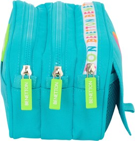 Κασετίνα Benetton Summer Μπλε 21,5 x 10 x 8 cm