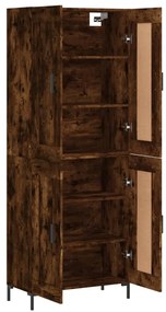 vidaXL Ντουλάπι Καπνιστή Δρυς 69,5x34x180 εκ. από Επεξεργασμένο Ξύλο
