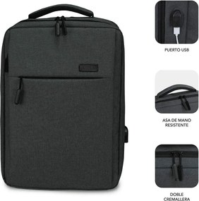 Σακίδιο για Laptop Subblim SUB-BP-3EAP100 Γκρι