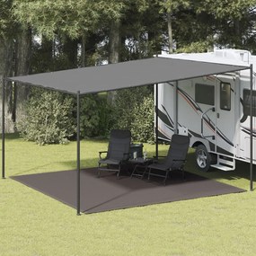 vidaXL Χαλί Σκηνής Ανθρακί 400 x 400 εκ.