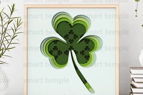 Σετ των 2 Intra απο ξύλο plywood 3mm-4mm πάχος - Clover , Clover για Cricut Δίασταση 20x20 cm INTRAFABR-81177664