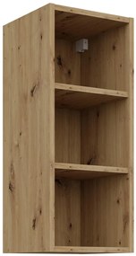 Κρεμαστό ντουλάπι με ράφια Arianna 30 G 72 OTW-Φυσικό