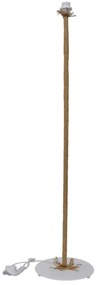 Βάση Φωτιστικού Δαπέδου Με Ντουί E27 Heronia 09-0059 Rope/White