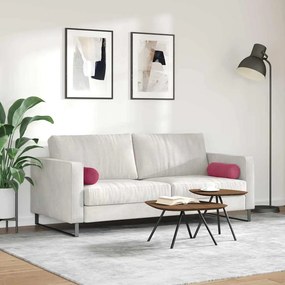 vidaXL Μαξιλάρια Στήριγμα 2 pcs Κόκκινο Ø 15 x 40 εκ