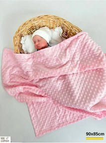 Stewehome Πολύχρωμη κουβέρτα αγκαλιάς για κορίτσια από 100% βαμβάκι 90x85 cm