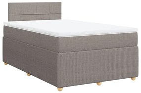 ΚΡΕΒΑΤΙ BOXSPRING ΜΕ ΣΤΡΩΜΑ TAUPE 120X190 ΕΚ. ΥΦΑΣΜΑΤΙΝΟ 3287399