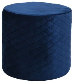 Σκαμπό 373-121-667 35x35x32cm Blue Ύφασμα,Μελαμίνη