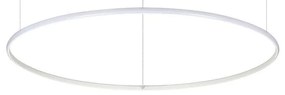 Φωτιστικό Οροφής Hulahoop 258751 100,5x17/212cm LED 46W 3000K White Ideal Lux