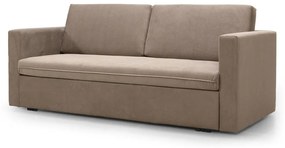 Sofa Bed STAR 3 Seater Καφέ