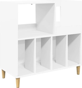 vidaXL Βάση πικάπ Λευκό 82 x 39,5 x 82,5 εκ Επεξεργασμένο Ξύλο