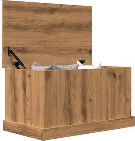 vidaXL Κουτί Αποθήκευσης Αρτισιανή Δρυς 70x40x38 εκ. Επεξ.Ξύλο