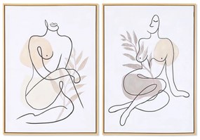 Καμβάς DKD Home Decor πολυστερίνη Καμβάς 50 x 3,5 x 70 cm