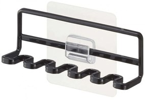 Θήκη Για Οδοντόβουρτσες Επιτοίχια YMZK4521 3,5x12,5x4cm Black Yamazaki Steel,Siliecone