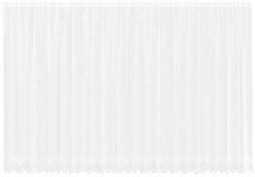 vidaXL Κουρτίνες με κουρτίνες Λευκό 500x100cm Πολυεστέρας