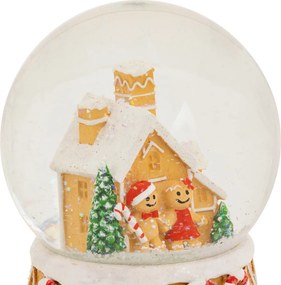 Χριστουγεννιάτικη Χιονόμπαλα (Φ10x13.5) A-S Gingerbread 208684