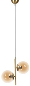 Φωτιστικό Οροφής 835-225-343 35x100cm 2xE14 60W Gold