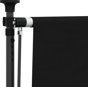 vidaXL Εξωτερικό ρολό Μαύρο 150 x 270 cm