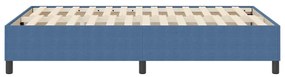 vidaXL Κρεβάτι με ελατήρια Μπλε 120 x 190 cm Βελούδο