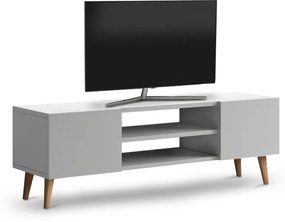 Έπιπλο τηλεόρασης Etna Megapap από μελαμίνη χρώμα λευκό 120x30x40εκ. - Μελαμίνη - GP022-0006,2