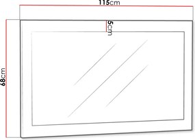 Καθρέπτης Mediolan - 115.00Χ0.00Χ75.00cm