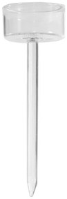 Κηροπήγιο Γυάλινο 3600-3 8x8x23cm Clear Supergreens Glass