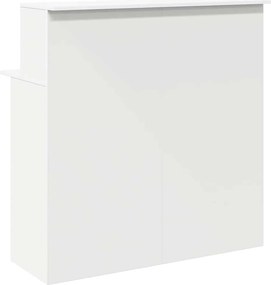vidaXL Γραφείο Υποδοχής Λευκό 100x50x103,5 εκ. από Τεχνητό Ξύλο