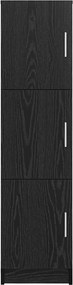 vidaXL Highboard Μαύρη Οξυά 31.5 x 32 x 122.5 εκ
