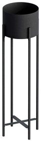 Κασπώ 247HFM1192 23x23x78cm Black Aberto Design Metal