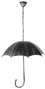 GloboStar UMBRELLA 01407 Vintage Industrial Κρεμαστό Φωτιστικό Οροφής Πολύφωτο Γκρι Σκουριά Μεταλλικό Φ58 x Υ60cm - 01407