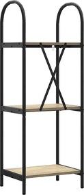vidaXL Ράφι Βιβλίων Δρύς Sonoma 40 x 30 x 109 εκ Επεξεργασμένο ξύλο