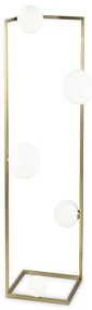 Φωτιστικό Δαπέδου Angolo 284354 30x118cm G9 max 5x28W Brass Ideal Lux