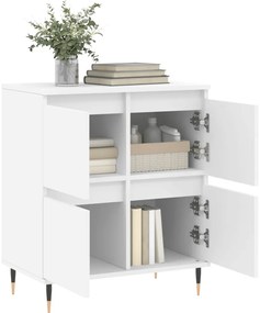 vidaXL Συρταριέρα Λευκή 60 x 35 x 70 εκ. από Επεξεργασμένο Ξύλο