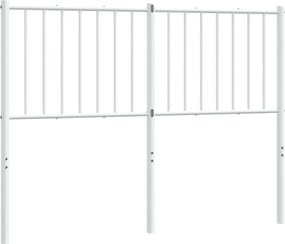 vidaXL Ανταλλακτικό κεφαλάρι Λευκό 120 εκ. Μεταλλικό