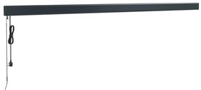 vidaXL Τέντα Πτυσσόμενη Κρεμ 5 x 3 μ. Ύφασμα και Αλουμίνιο