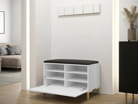 Σετ διαδρόμου Hartford F108, 84x44cm, 32 kg, Μαύρο, Πλαστικοποιημένη μοριοσανίδα, Ταπισερί, Τοίχου, Εντοιχισμένη | Epipla1.gr