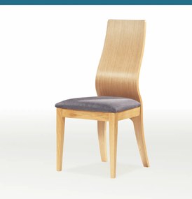 Ξύλινη καρέκλα Morini καφέ-γκρι 101,5x46x44x43cm, FAN1234