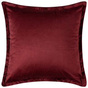 Βελουτέ Διακοσμητική Μαξιλαροθήκη (45x45) Silk Fashion A804 Μπορντώ